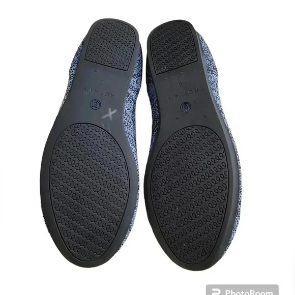Rothy's rare indigo heathered blue retired ballet flat - Picture 4 of 5